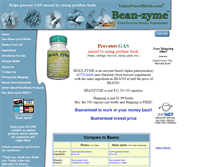 Tablet Screenshot of bean-zyme.com